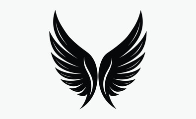 Angel Wing Silhouette 