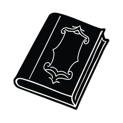 A Golden Book With Embossed Lettering