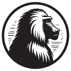 vector illustration of lion