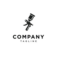 Spray Gun Logo Icon Vector