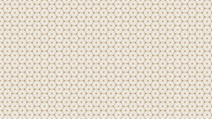 Pattern Design - repeating pattern of gold triangles and stars on a white background
