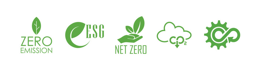 reducing CO2 emissions to stop climate change. green energy background	
