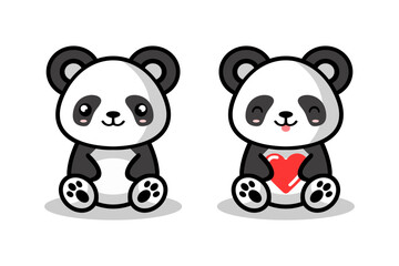 adorable cute panda bears