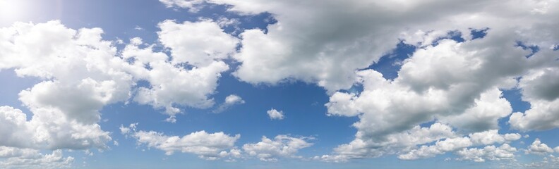 Summer blue sky cloud gradient light white background. Beauty clear cloudy in sunshine calm bright...