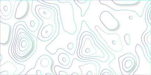 Abstract papercut design. Background of the topographic map. modern wallpaper texture and realistic design used for banner and posters, mountain relief geographic pattern. vector illustration.