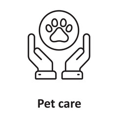 Pet care :Vector Icon which can easily modify or edit