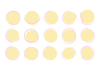 Cute Circle Shape Element