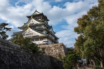Stunning Osaka Castle Japan One Iconic Scene  

