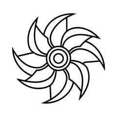 create a render of a turbine made from recycled materials