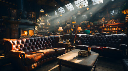 The Forgotten Lounge in Smoke and Shadows