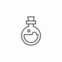 flask liquid icon sign vector