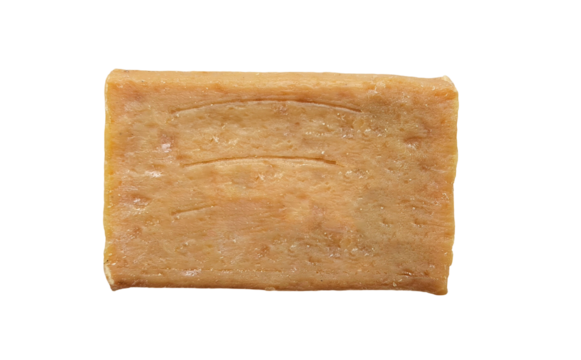 retro solid laundry soap for washing soap isolated on transparent PNG background