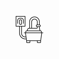 paint sprayer icon sign vector