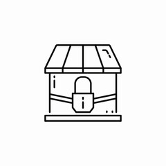 shop closed icon sign vector