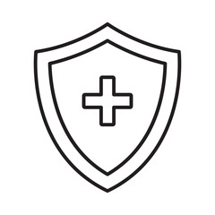 Health insurance :Vector Icon which can easily modify or edit