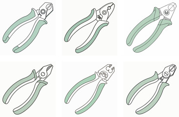 Scalable Pet Nail Clipper Vector for Branding