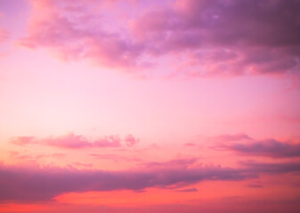 Sky sunset evening sunrise cloud weather dramatic landscape goldent and indigo color gradient...