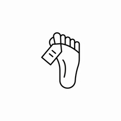 death tag icon sign vector