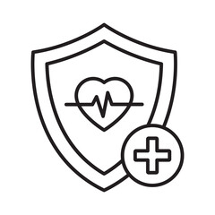 Health insurance :Vector Icon which can easily modify or edit