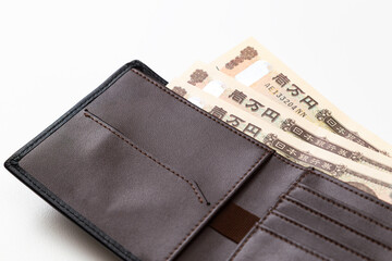 お金が入った財布