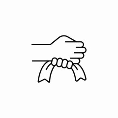 hand wipe icon sign vector
