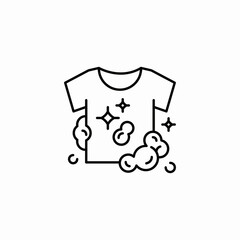 laundry washing cleaning icon sign vector