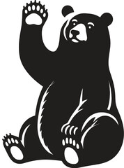 Friendly Bear Waving
