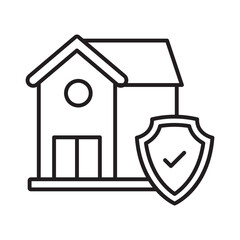 Home protection :Vector Icon which can easily modify or edit