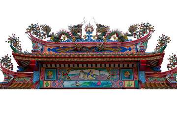 Obraz premium Ancient Chinese temple architecture in Beijing, a traditional landmark of culture and religion