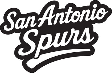 Retro San Antonio Spurs logo, representing iconic basketball heritage and classic team branding