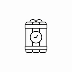 time bomb icon sign vector