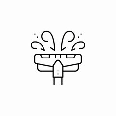 Obraz premium vacuum cleaner icon sign vector