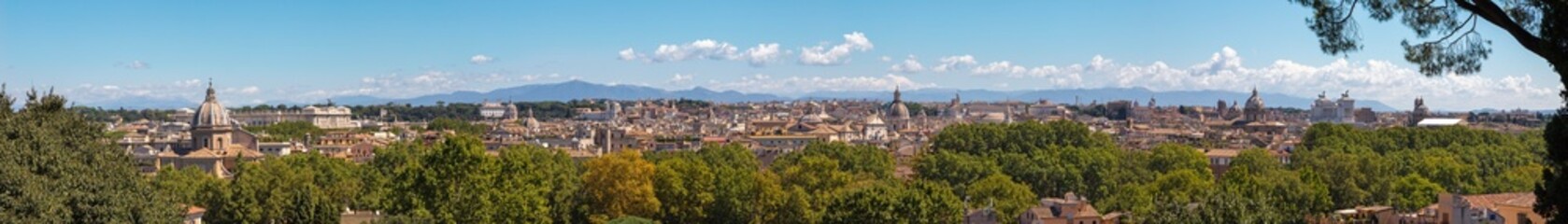 Rome - The panorama of old town.