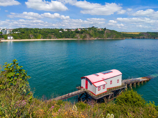 Former lifeboat station building in the Bay (Tenby, Wales, United Kingdom)