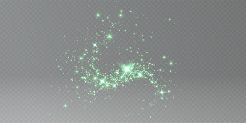 Magical and Neon Overlay Effect — Transparent Glistering Mist with Galaxy Sparkles, Starburst,  Powder for Fantasy,  or Abstract Atmospheric Designs