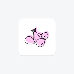 Freshly Picked Veggies, vector, pixel perfect, illustrator file