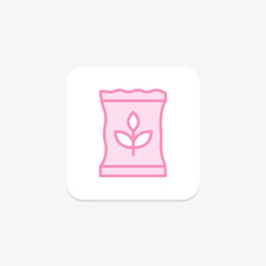 Organic Seed Packet, vector, pixel perfect, illustrator file