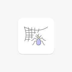 Insect Netting, vector, pixel perfect, illustrator file