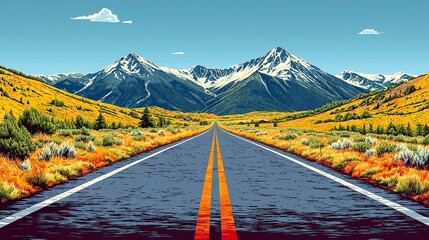 Breckenridge Colorado Poster Illustration Travel Print Decor Gift Paper Canvas Wall Retro Art  HD 8k wallpaper photographic image