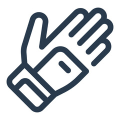 Fototapeta premium Wrist Glove for Enhanced Padel Grip