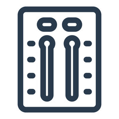 Padel Match Score Keeper with Sliding Controls