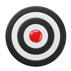 A round archery target with concentric circles