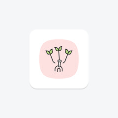 Handcrafted Farming Tools, vector, pixel perfect, illustrator file