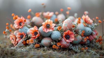 Spring Floral Wreath with Easter Eggs beautiful background.jpeg