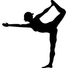 Yoga Pose Silhuette