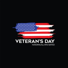 design vector art commemorating american veterans day