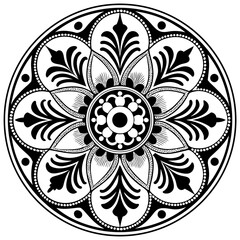 abstract floral ornament