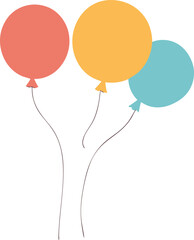 balloons in the sky