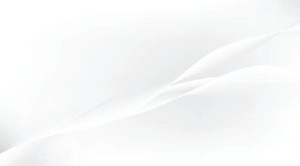 White abstract curve and wave striped background