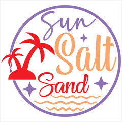 Sun salt sand